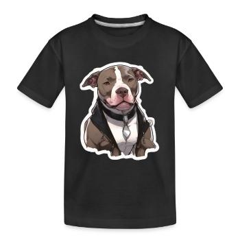 Pitbull Pitbull Chien Pitbull Vêtements Pitbulls - T-shirt bio Premium Enfant - noir - Devant