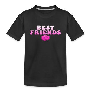 Meilleurs ami - T-shirt bio Premium Enfant - noir - Devant