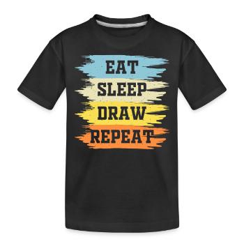 Artiste - T-shirt bio Premium Enfant - noir - Devant