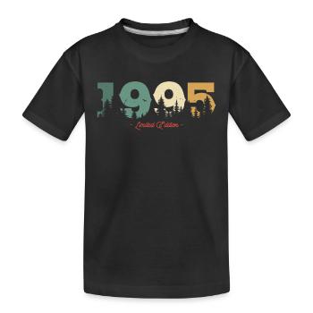Cadeau vintage 1995 - T-shirt bio Premium Enfant - noir - Devant