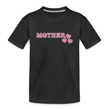 Mutter - Kinder Premium Bio T-Shirt - Schwarz - Vorne