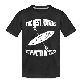 Aviron Équipe Aviron Club d’aviron Aviron - T-shirt bio Premium Enfant - noir - Devant