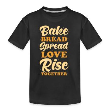 Boulangerie Boulangerie Cuisson - T-shirt bio Premium Enfant - noir - Devant