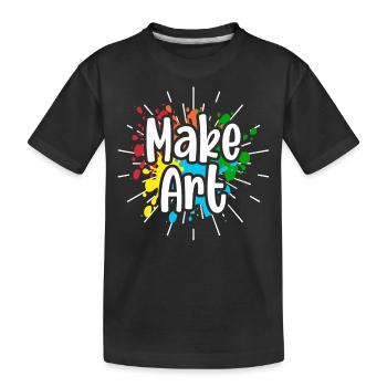 Artiste - T-shirt bio Premium Enfant - noir - Devant