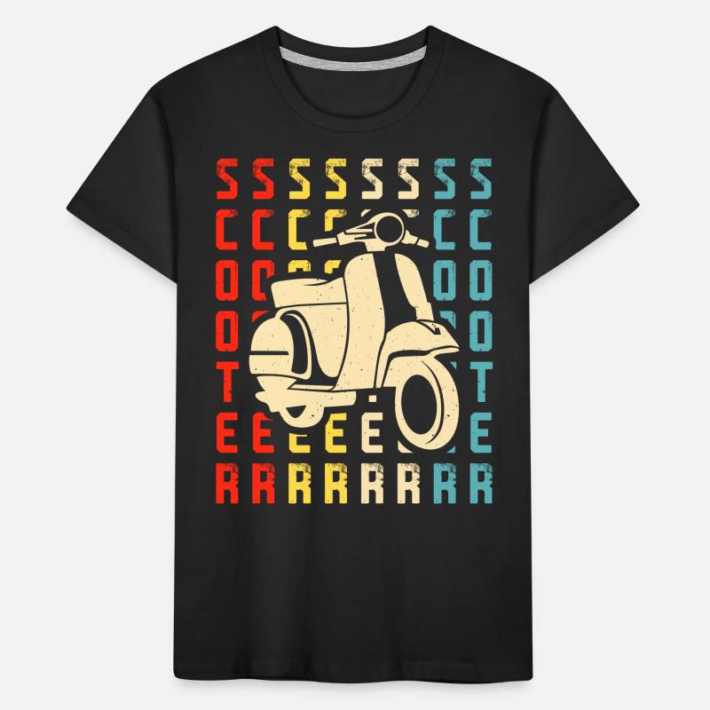 Roller Rollerfahrer Motorroller Kinder Premium Bio T-Shirt