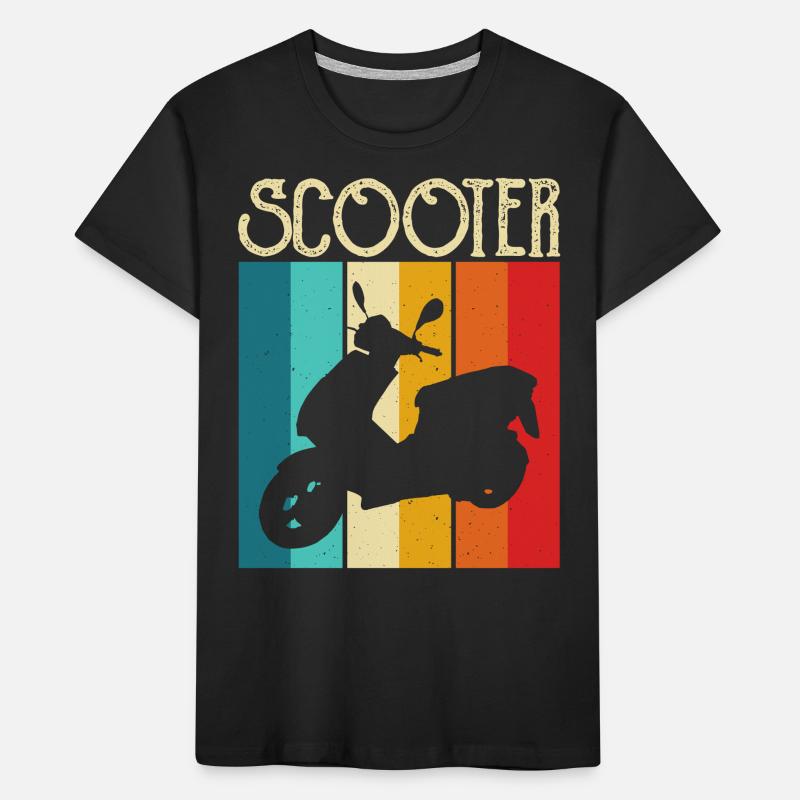 Roller Rollerfahrer Motorroller Kinder Premium Bio T-Shirt