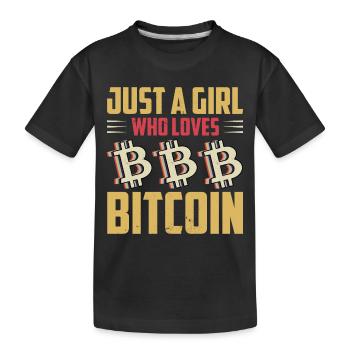 Bitcoin Crypto Crypto-monnaie - T-shirt bio Premium Enfant - noir - Devant