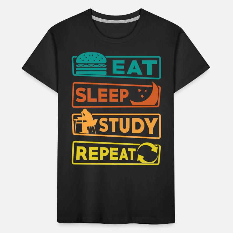 Student Study Learning Exam Kids' Premium Organic T-Shirt