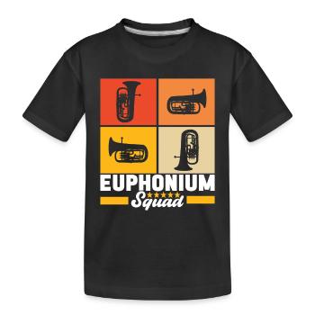 Euphonium baryton cor ténor - T-shirt bio Premium Enfant - noir - Devant