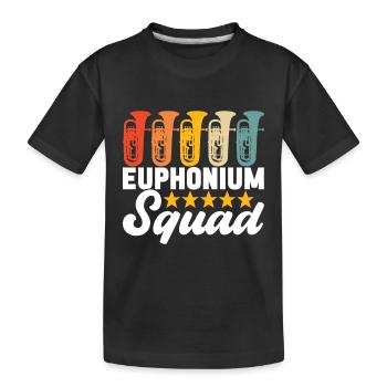 Euphonium baryton cor ténor - T-shirt bio Premium Enfant - noir - Devant
