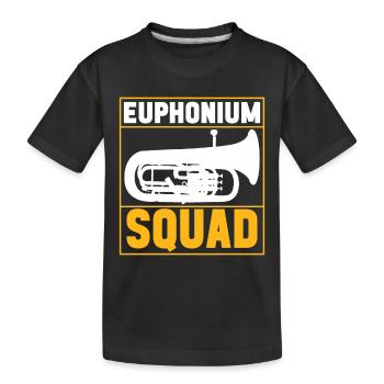 Euphonium Baryton Cor ténor - T-shirt bio Premium Enfant - noir - Devant