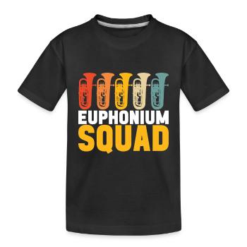 Euphonium baryton cor ténor - T-shirt bio Premium Enfant - noir - Devant