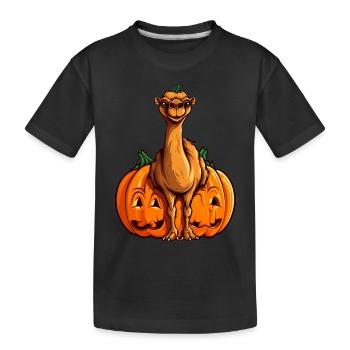 Camel Pumpkin Lazy Halloween Party Costume pour - T-shirt bio Premium Enfant - noir - Devant