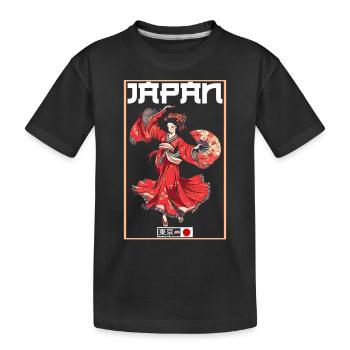 Tokyo Asie 80s Geishas japonaises rétro Geisha - T-shirt bio Premium Enfant - noir - Devant