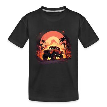 Monster truck - T-shirt bio Premium Enfant - noir - Devant