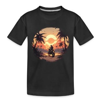 Motocross Dirt Bike - T-shirt bio Premium Enfant - noir - Devant