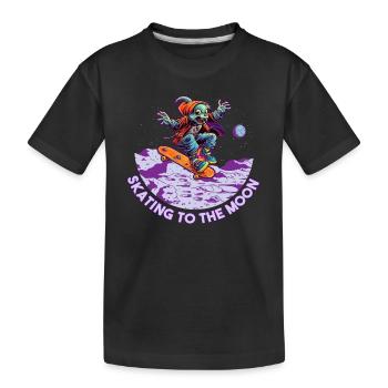 Skateboard Skater Ramp Skating Skating Funny - T-shirt bio Premium Enfant - noir - Devant