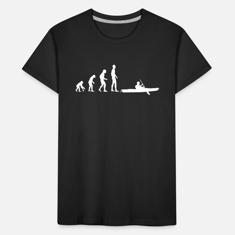 Kayak Evolution Paddle Canoe T-shirt bio Premium Enfant