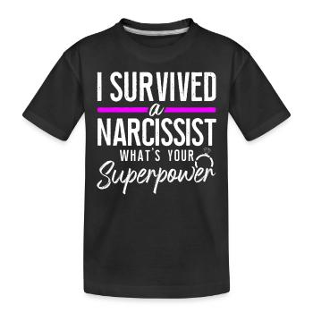 Happy Divorce Party I Survived A - Kinder Premium Bio T-Shirt - Schwarz - Vorne