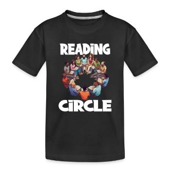 Lesegruppe Literatur Lesekreis Buckkritik - Kinder Premium Bio T-Shirt - Schwarz - Vorne