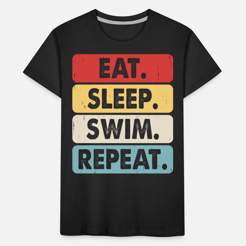 Swimming Float Kids' Premium Organic T-Shirt