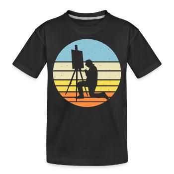 Artiste - T-shirt bio Premium Enfant - noir - Devant