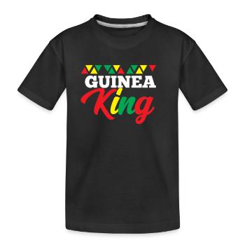 Reine de Guinée - T-shirt bio Premium Enfant - noir - Devant
