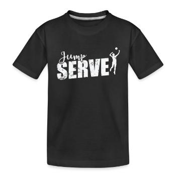 Volley-ball Jump Serve - T-shirt bio Premium Enfant - noir - Devant