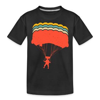 Paragleiter Parapente Gleitschirmfliegen - T-shirt bio Premium Enfant - noir - Devant