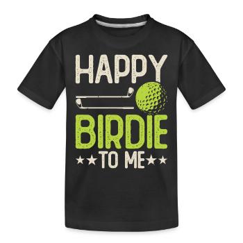 Golf Golfeur - T-shirt bio Premium Enfant - noir - Devant