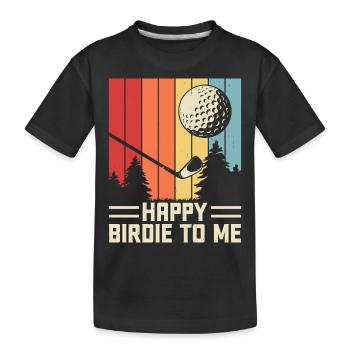 Golf Golfeur - T-shirt bio Premium Enfant - noir - Devant