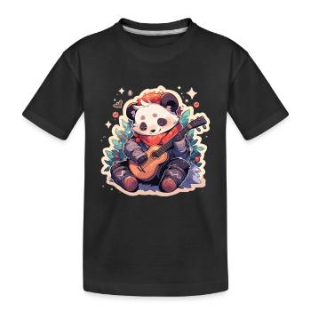 Panda Panda Ours Panda Bébé Pandas Panda Animal - T-shirt bio Premium Enfant - noir - Devant