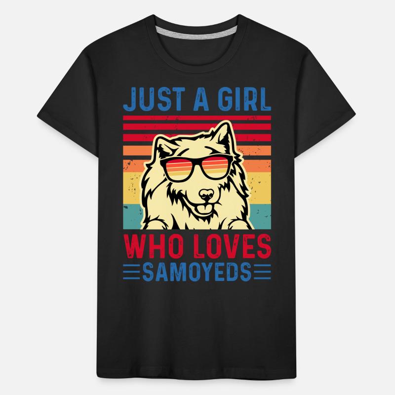 Chien Samoyède T-shirt bio Premium Enfant