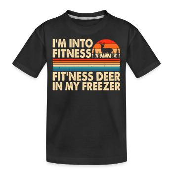 Hunting hunters - Kids' Premium Organic T-Shirt - black - Front