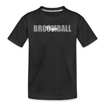 Briefing des joueurs de ballon-balai - T-shirt bio Premium Enfant - noir - Devant