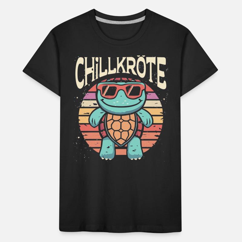 Relaxed turtles Chill toad Kids' Premium Organic T-Shirt