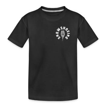 Poche de chemise de raquette - T-shirt bio Premium Enfant - noir - Devant