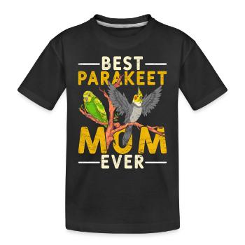 Beste Sittich Mama Muttertag Geschenk Sittich - Kinder Premium Bio T-Shirt - Schwarz - Vorne