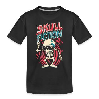 Skull Fiction Skull Skull Art - T-shirt bio Premium Enfant - noir - Devant