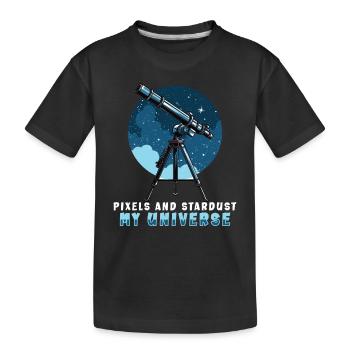 Astrophotographie Astronomy Space Camera - T-shirt bio Premium Enfant - noir - Devant