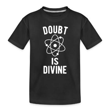 Atheist, Atheism, Anti-religion, Security, - Kids' Premium Organic T-Shirt - black - Front