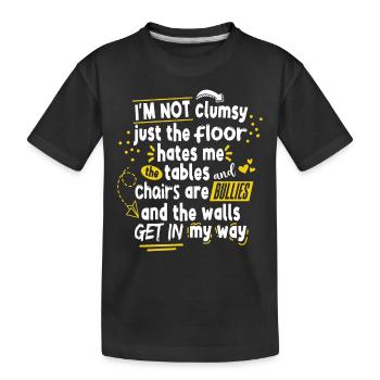 Sarcasme Citation Ironique Humour - T-shirt bio Premium Enfant - noir - Devant