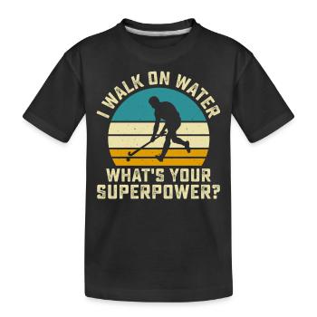 Hockey - T-shirt bio Premium Enfant - noir - Devant
