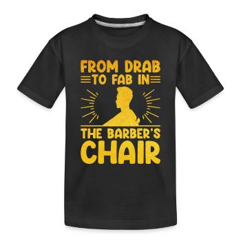 Coiffeur Coiffeur Coiffeur Coiffure Coiffure - T-shirt bio Premium Enfant - noir - Devant