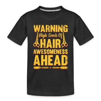 Coiffeur Coiffeur Coiffeur Coiffure Coiffure - T-shirt bio Premium Enfant - noir - Devant