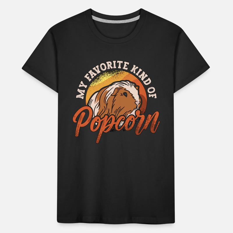 Cochon d’Inde Mon type préféré de hamster Popcorn T-shirt bio Premium Enfant
