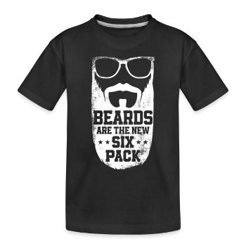 Beard Lover Bearded Man Beards Are - Kids' Premium Organic T-Shirt - black - Front