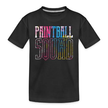 Paintball Squad Amateurs de paintball Paintballers - T-shirt bio Premium Enfant - noir - Devant