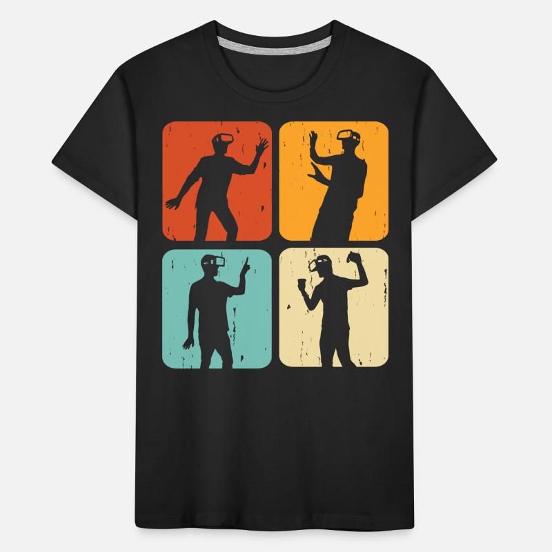 VR Virtual Reality Kids' Premium Organic T-Shirt