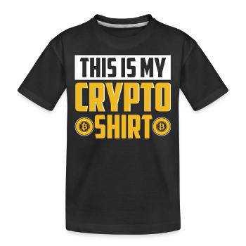 Crypto-monnaie - T-shirt bio Premium Enfant - noir - Devant